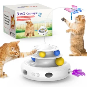 Interactive Cat Laser Puzzle Toy.