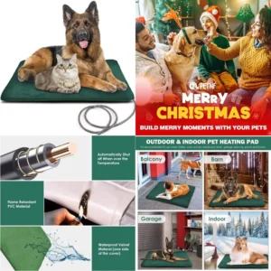 Heated Pet Bed With Auto-Temp Control.