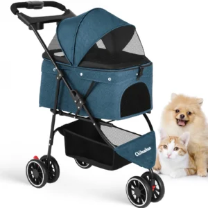 Portable Pet Stroller For Small Dogs & Cats.