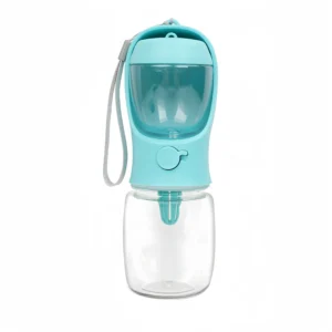 Portable Dog and Cat Water Bottle with Storage for Food.
